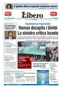 Libero - 11 Ottobre 2023