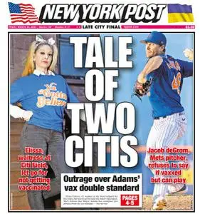 New York Post - March 25, 2022