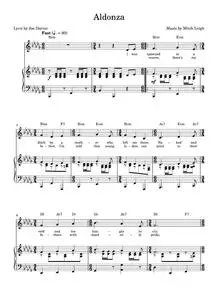 Aldonza - Joe Darion, Man Of La Mancha Musical (Piano-Vocal-Guitar)