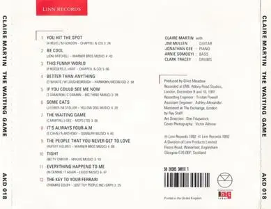 Claire Martin - The Waiting Game (1992) {Linn}
