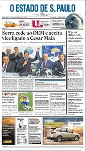 Jornal O Estado de SP em PDF, Quinta, 01 de Julho de 2010