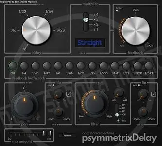 Bom Shanka Machines psymmetrixDelay v1.3.6 (Win/macOS/Linux)