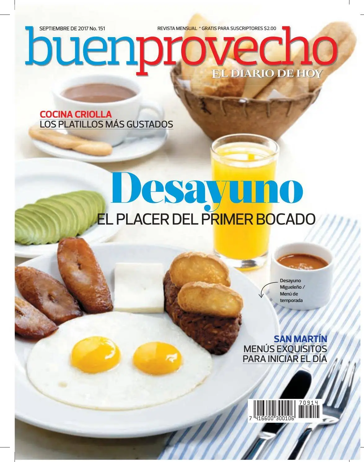 Buen Provecho - Septiembre 2017