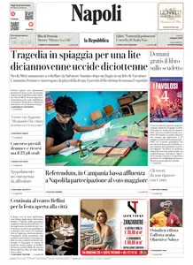 la Repubblica Napoli - 9 Giugno 2025