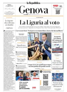 la Repubblica Genova - 27 Luglio 2024