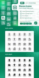 Store icons Pack 63JWG9G