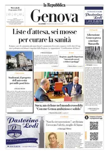 la Repubblica Genova - 15 Gennaio 2025