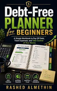 Debt-Free Planner for Beginners: A Simple Workbook to Pay Off Debt, Track Expenses, and Take Control of Your Money
