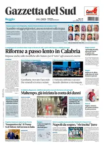 Gazzetta del Sud Reggio Calabria - 19 Gennaio 2025