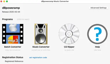 dBpoweramp Music Converter 2025.05.04 Reference macOS