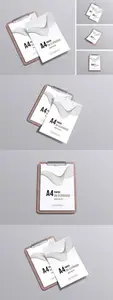 Paper in Clipboard Mockup BFJUEMW