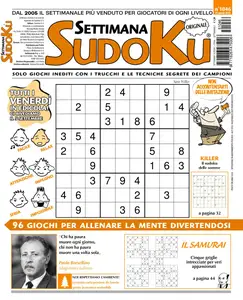 Settimana Sudoku N.1046 - 29 Agosto 2025
