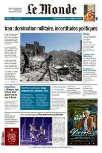 Le Monde du Dimanche 8 et Lundi 9 Mars 2026