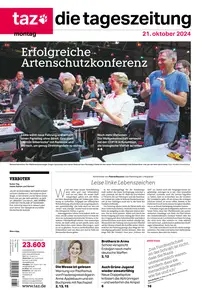 taz die tageszeitung  - 21 Oktober 2024