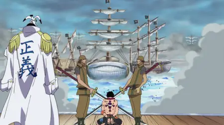 One Piece (1999 S13E90 The Extermination Strategy in Action! The Power of the Pacifistas! Koten Gars