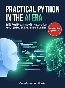 Practical Python in the AI Era: Build Real Programs with Automation, APIs, Testing, and AI-Assisted Coding