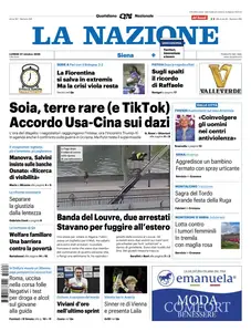 La Nazione Siena - 27 Ottobre 2025