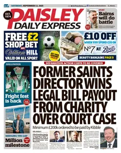 Paisley Daily Express - 13 September 2025