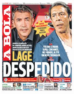 A Bola - 17 Setembro 2025
