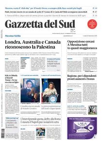 Gazzetta del Sud Messina - 22 Settembre 2025