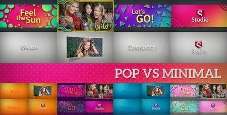 Pop Vs Minimal - Fast Slideshow Pack - Project for After Effects (VideoHive)