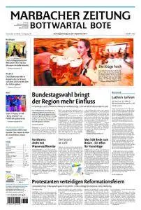 Marbacher Zeitung - 23. September 2017