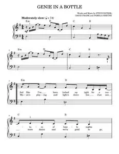 Genie in a bottle - Christina Aguilera (Easy Piano)