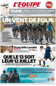 L'Equipe - Samedi 13 Juillet 2013