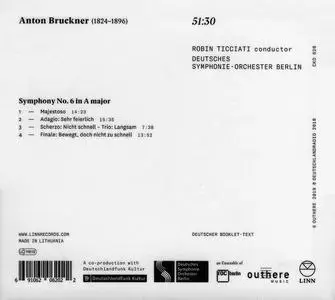 Robin Ticciati, Deutsches Symphonie-Orchester - Anton Bruckner: Symphony No. 6 (2019)