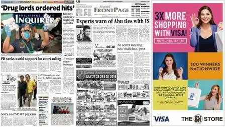 Philippine Daily Inquirer – July 15, 2016