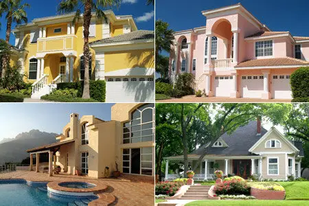 ClipArt - Cottages and Villas