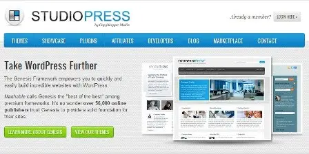Studiopress Genesis Framework 1.7.1 + 40 Child Themes Pack