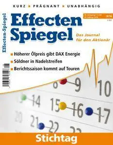 Effecten Spiegel - 25 Februar 2016