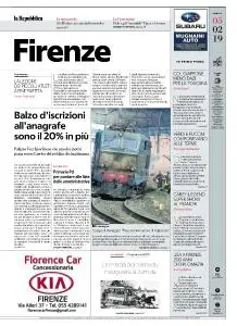 la Repubblica Firenze - 5 Febbraio 2019