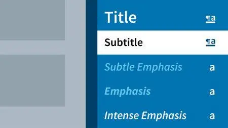 Word 2013: Styles in Depth