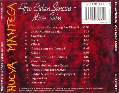 Nueva Manteca - Afro Cuban Sanctus Missa Salsa (1997)