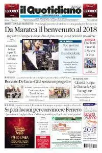 il Quotidiano del Sud Basilicata - 31 Dicembre 2017
