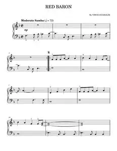 Red Baron - Lee Mendelson, Vince Guaraldi (Easy Piano)