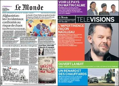 Le Monde - 18 & 19 September 2011 (+ Supplement)