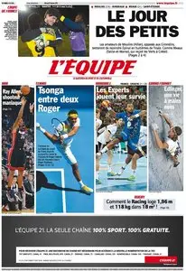 L'Equipe Edition du Mercredi 23 Janvier 2013
