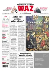 WAZ Westdeutsche Allgemeine Zeitung Essen-Postausgabe - 24. Dezember 2018