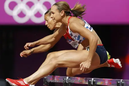 Jessica Ennis - Competing at the London 2012 Olympic games