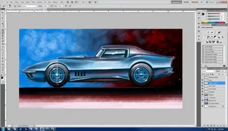 How to Draw Cars - Marker Rendering and Digital Painting