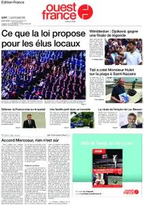 Ouest-France Édition France – 15 juillet 2019