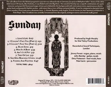 Sunday - Sunday (1971) [Reissue 2011]