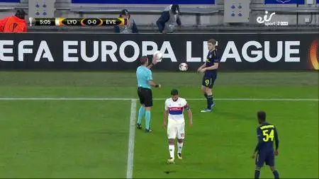 UEFA Europa League 2017.11.02 Group E Olympique Lyonnais vs Everton