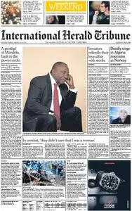 International Herald Tribune from Saturday, 26. January 2013