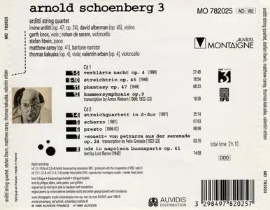 Arnold Schoenberg - Chamber Music - Arditti String Quartet (1995) {2CD Set, Auvidis--Montaigne MO782025}