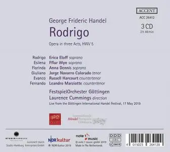 Laurence Cummings, FestspielOrchester Göttingen - Handel: Rodrigo (2019)