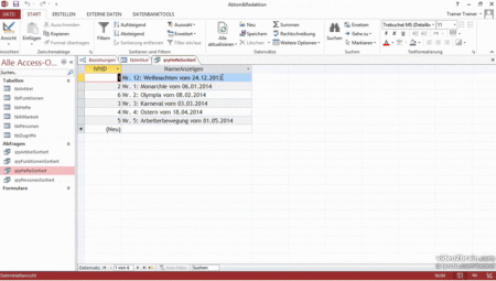  Access 2013: Makros Automatisierung ohne VBA